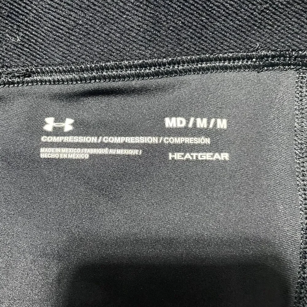 Under Armour Shorts Womens Medium Black HeatGear Compression Athletic Workout